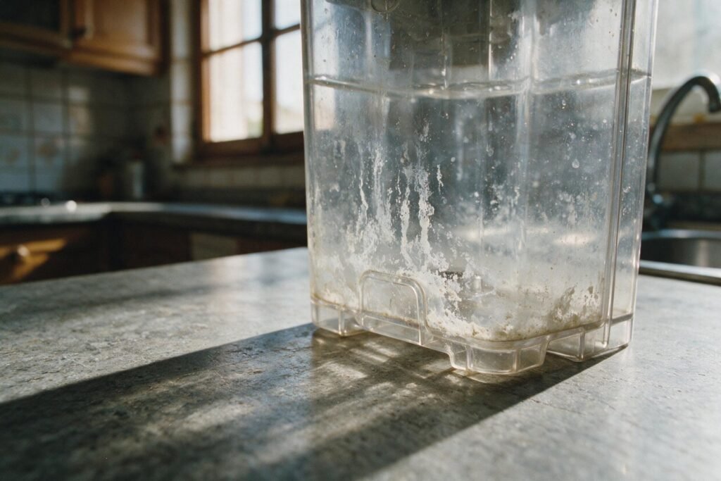 Cal acumulada en el circuito de una cafetera de capsulas