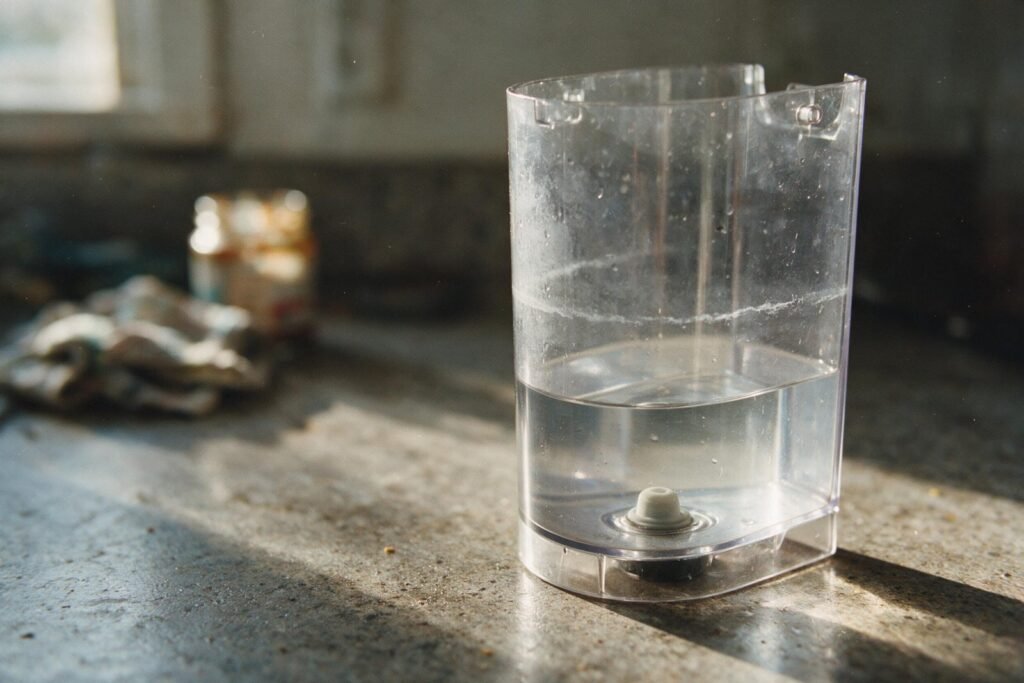 Causa 1: falta agua o el depósito está mal encaj — Nespresso parpadea: qué significa cada luz y cómo solucionarlo