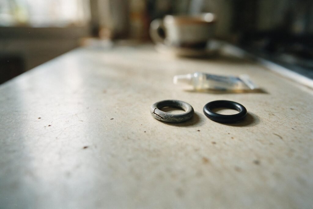 Causa 3: Junta u O-ring del vaporizador dañado ( — DeLonghi Magnifica S no espuma la leche o no sale vapor