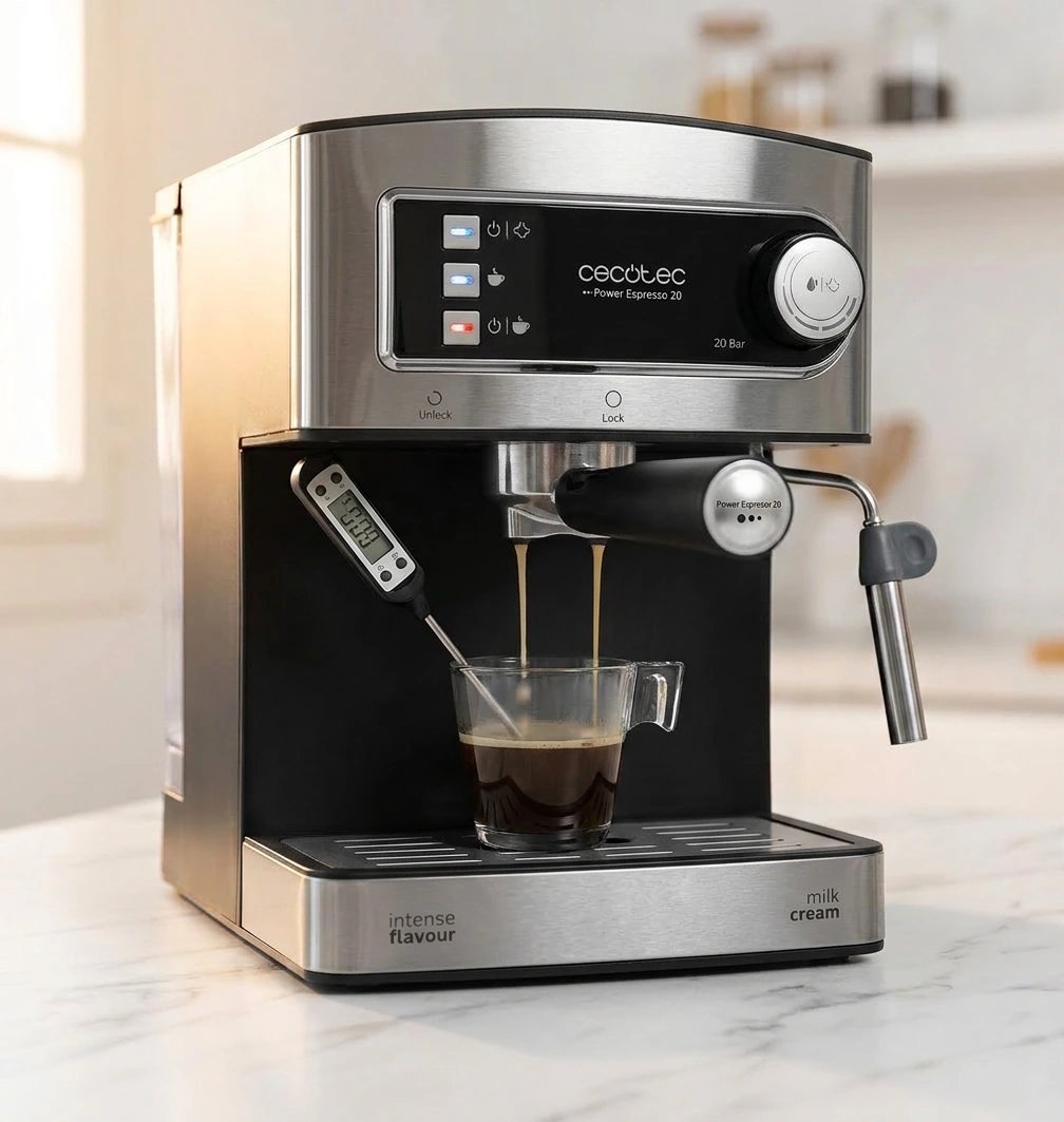 Cecotec power espresso 20 no calienta agua cafe frio tibio hero