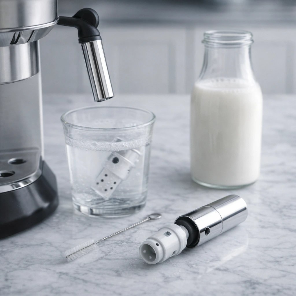 Delonghi dedica ec685 boquilla pannarello limpieza leche