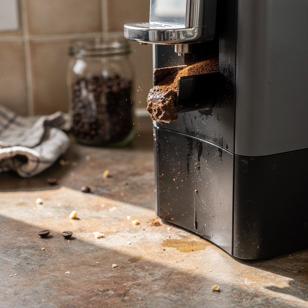 DeLonghi Magnifica S no muele o derrama el café por dentro