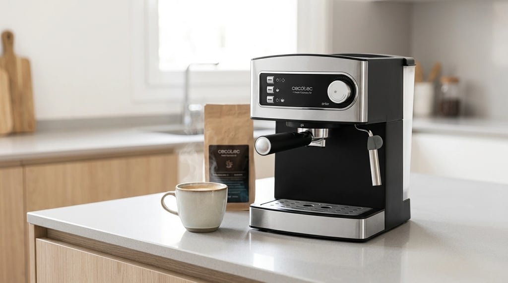 Temperatura cafe espresso cafetera cecotec