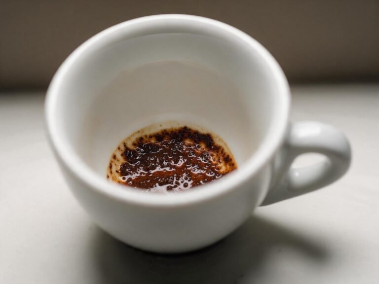 Salen posos de café en la taza: causas y solución